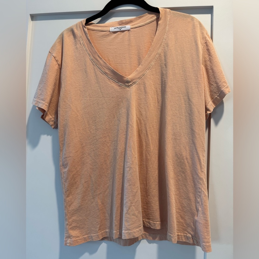 Perfect White Tee - Hendrix Medium - Orange